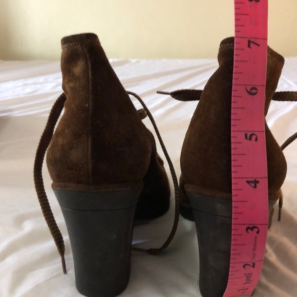 Donna Karan wedge suede booties - Picture 3 of 8